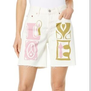 Levi's NWT 501 90s Crazy Legs High Rise Cutoff Denim Shorts Sz 26